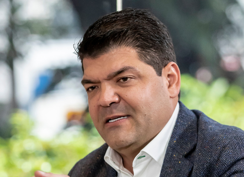 Juan Diego Gómez, candidato a la Gobernación de Antioquia. FOTO: EL COLOMBIANO.