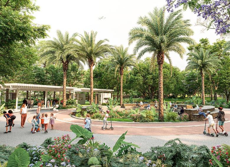 Este es el espacio soñado para esta importante zona recreativa de la ciudad. FOTO: Cortesía Alcaldía de Medellín