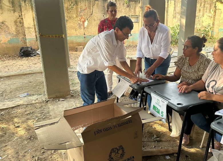 cristian Leonardo Márquez Badillo es el nuevo alcalde del municipio de Gamarra, Cesar. FOTO: REGISTRADURÍA NACIONAL