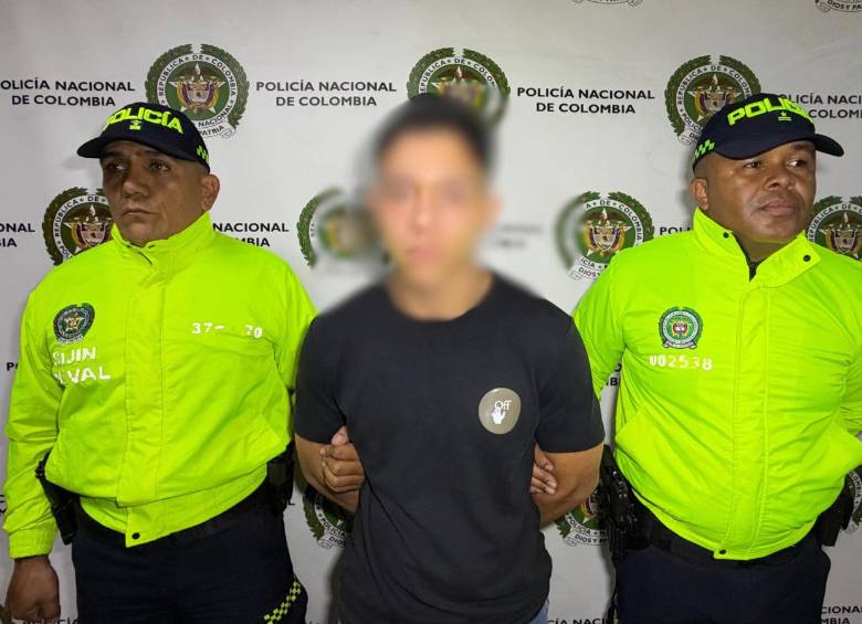 El detenido estaría vinculado a asaltos en la comuna Buenos Aires, el sector López de Mesa, Laureles-Estadio y en el municipio de San Jerónimo. Foto: Cortesía