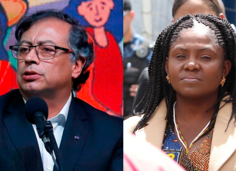 Francia Márquez salió en defensa del presidente Petro. FOTO: COLPRENSA / TWITTER @FranciaMarquezM