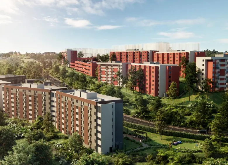 Coninsa desarrolla Ciudadela Watana, un macroproyecto de vivienda de interés social que combinará diseño, naturaleza e integración comunitaria en Medellín. FOTO cortesía