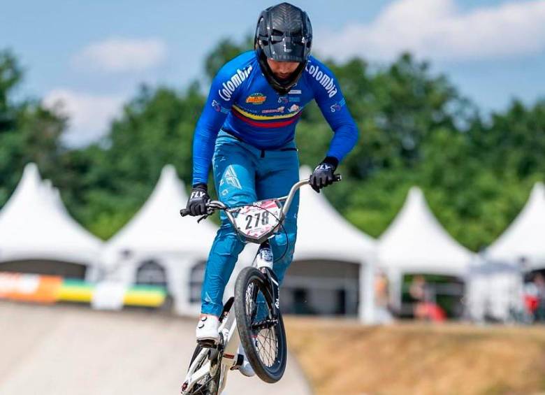 Carlos Ramírez, bicicrosista clasificado por Colombia. FOTO COC