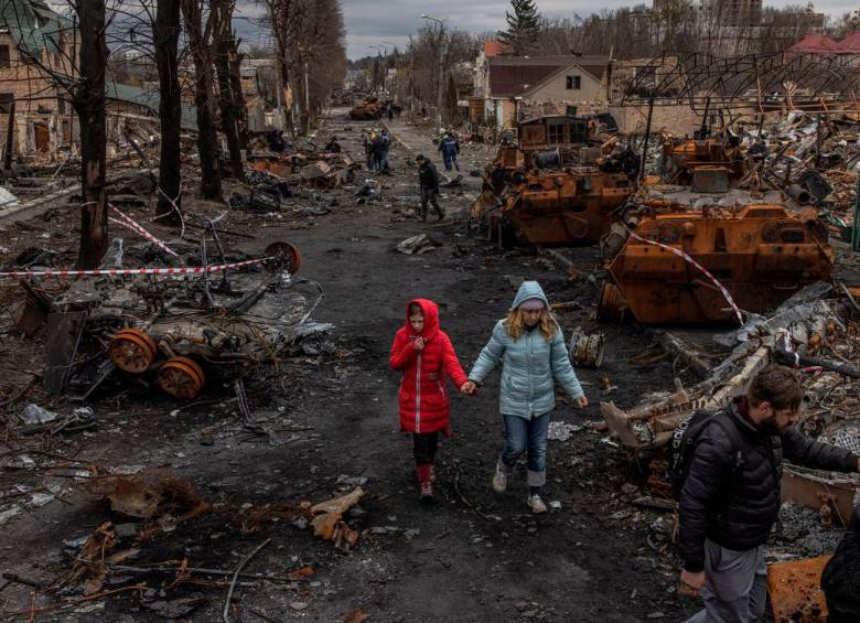 La guerra entre Ucrania y Rusia este viernes cumple 100 días. FOTO: EFE
