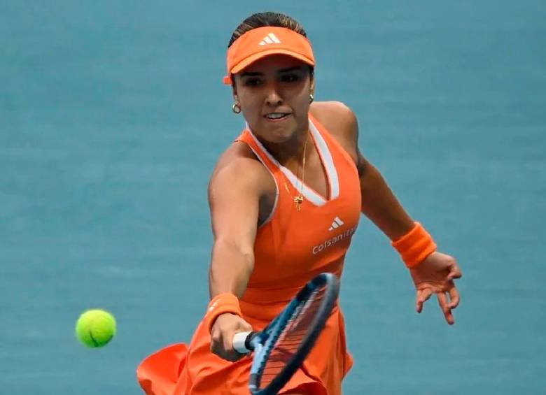 Camila Osorio se ubica esta semana en el puesto 58 del ranquin mundial de tenis. FOTO AFP