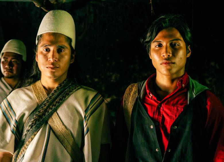 ‘El grito de Serankwa’ es el primer largometraje de ficción en lengua Iku que une la sabiduría ancestral con el cine, y que en los últimos días terminó rodaje en distintas locaciones de la Sierra Nevada de Santa Marta. FOTO Colprensa-Aldair Zabala