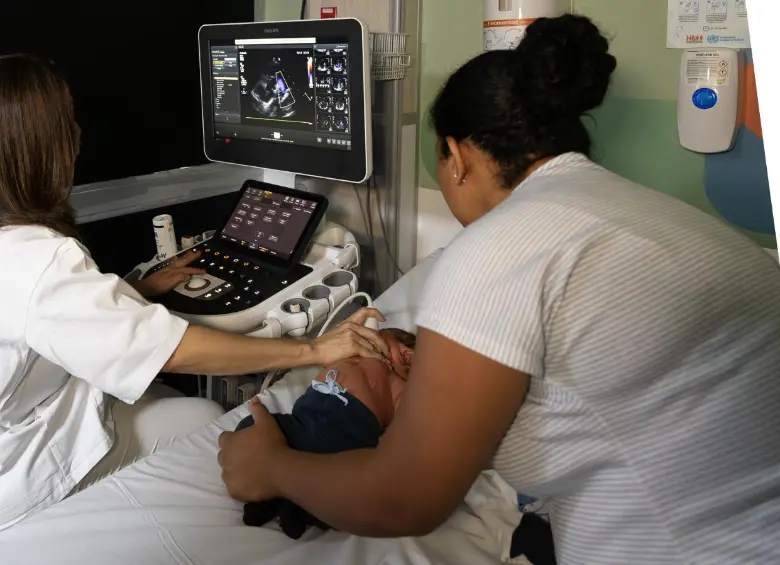 Esta tecnología permitirá diagnósticos oportunos de cardiopatías congénitas en niñas y niños. FOTO: CORTESÍA HOSPITAL GENERAL