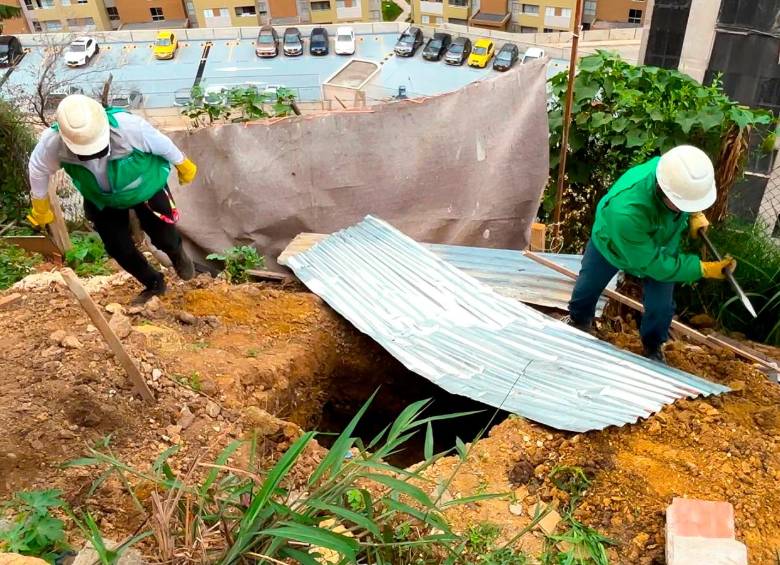 Las construcciones que suspendieron estaban en espacios del Distrito reservados para parques o zonas verdes. FOTO: Cortesía Alcaldía de Medellín