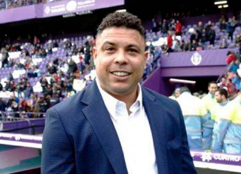 Ronaldo señaló meses atrás que buscará la presidencia de la Confederación Brasileña de Fútbol. FOTO X VALLADOLID