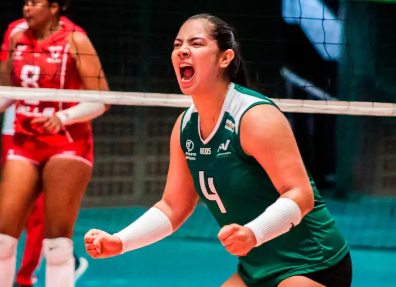 Sofía Cuartas, durante el partido de la primera fase que Antioquia jugó ante Valle. Se podrán volver a encontrar en la final. FOTO CORTESÍA JORGE ANDRÉS ZULUAGA-LAV