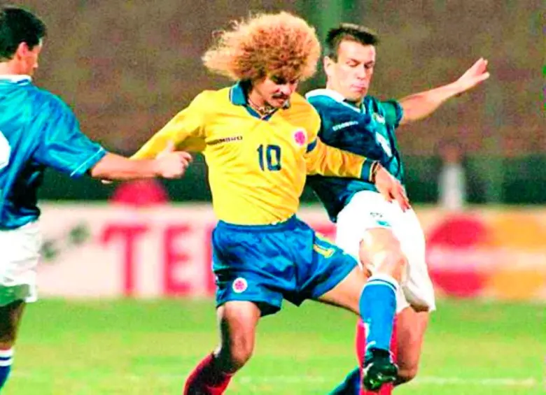 Carlos Valderrama, el eterno 10 de la Selección Colombia que fue campeón con Junior y Montpellier (Francia). FOTO 