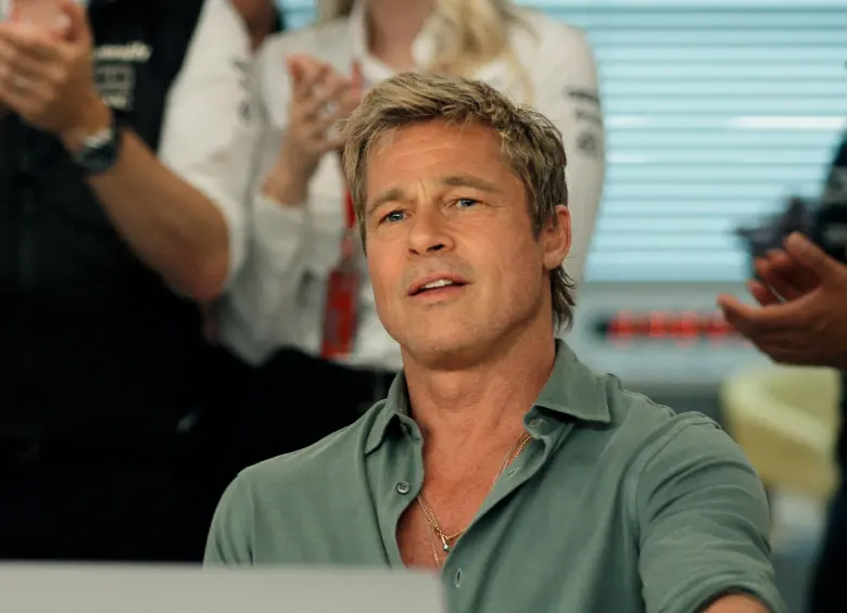 Brad Pitt es protagonista y productor de esta nueva película F1, que se estrena esta semana en América Latina. FOTO Cortesía