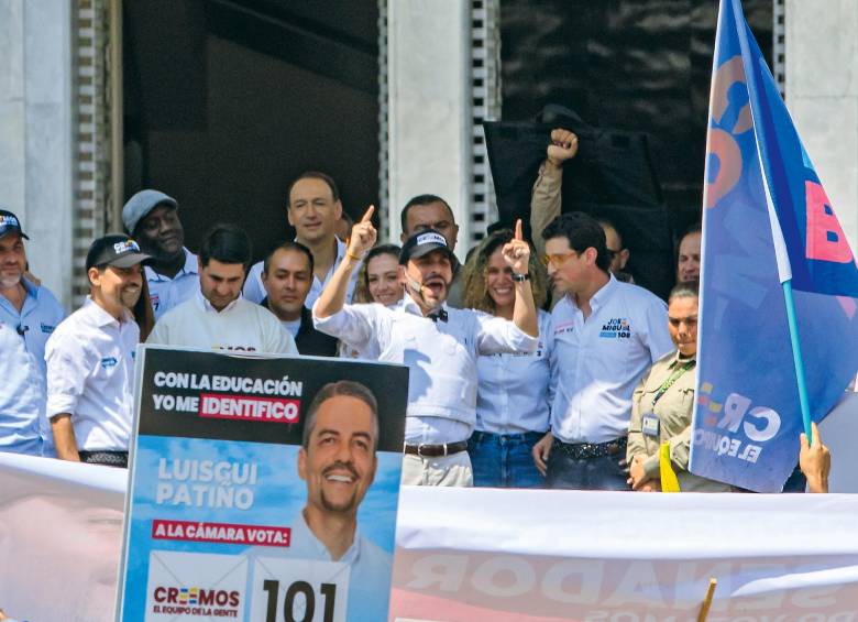 Creemos se alió con Abelardo de la Espriella de cara a las elecciones presidenciales, cuando el actual mandatario apenas despuntaba electoralmente. FOTO: CAMILO SUÁREZ