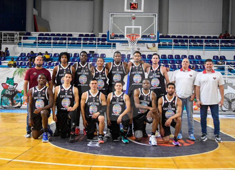 Este es el quinteto de Cafeteros que disputará sus partidos de local en Rionegro. FOTO CORTESÍA DPB