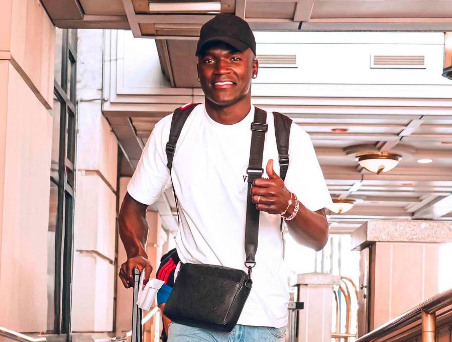 El delantero Kevin Viveros, quien será debutante en la Selección ya llegó a la concentración de la Tricolor en Estados Unidos. FOTO CORTESÍA FCF 