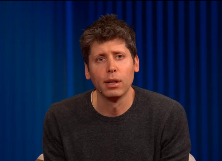 Sam Altman, director ejecutivo de OpenAI, es una de las principales figuras en el desarrllo de la Inteligencia Artificial en el mundo. Foto captura de pantalla. 