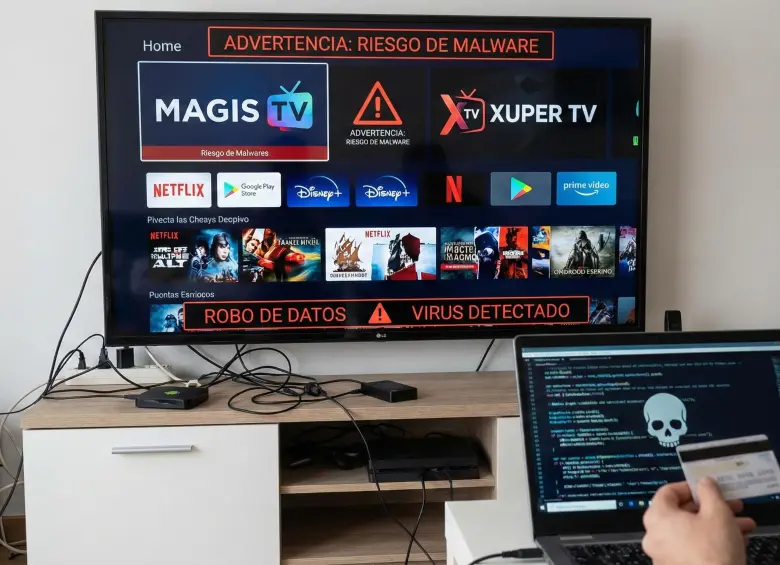 Plataformas oficiales como YouTube, Pluto TV o Vix permiten acceder gratis a contenido legal sin los riesgos de malware asociados a aplicaciones no oficiales. FOTO: Generada con IA