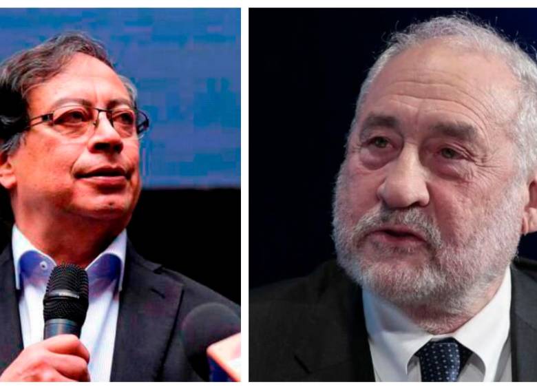 Petro trinó resaltó en Twitter el respaldo de Joseph Stiglitz hacia sus planes. FOTO: ARCHIVO.