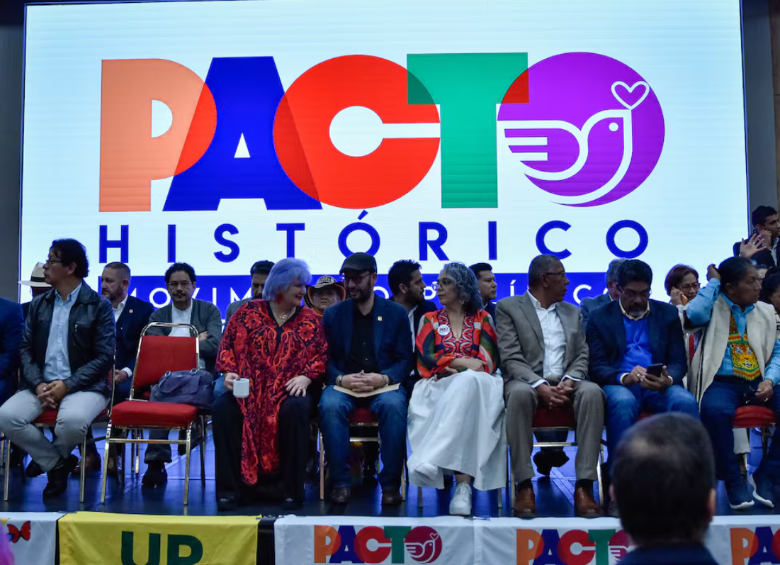 El Pacto Histórico está conformado, entre otros, por Colombia Humana, Polo Democrático Alternativo, Unión Patriótica, Partido Comunista Colombiano y otros movimientos. Foto: AFP
