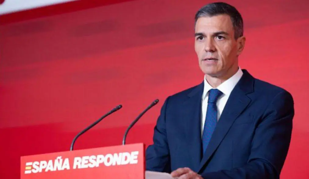 Pedro Sánchez ha dicho que caerán todos los culpables, aunque él mismo no ha hablado de salir del gobierno. Foto: Cuenta de X @PSOE