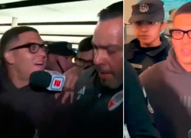 Juan Fernando Quintero tuvo un recibimiento multitudinario en su regreso a Argentina. FOTOS TOMADAS DE X
