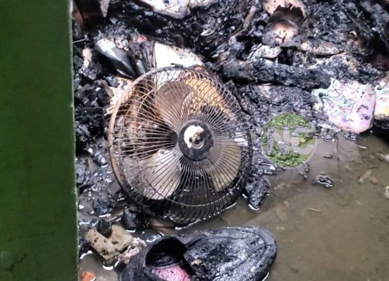 Las víctimas del incendio tenían 9 y 10 años. FOTO: NOTICIAS CAUCASIA