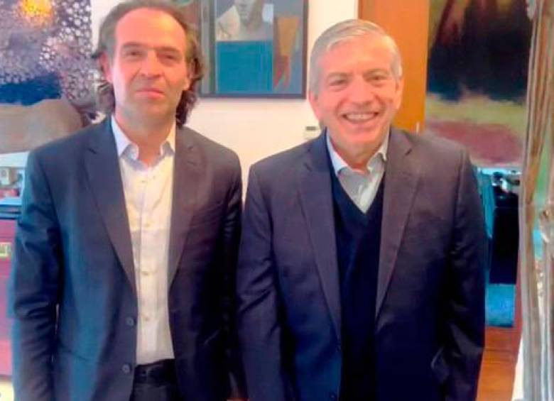 Federico Gutiérrez y César Gaviria se reunieron el pasado 30 de marzo y tuvieron un encuentro “respetuoso”, en el que el expresidente le mostró las “líneas rojas” de su colectividad. FOTO CORTESÍA