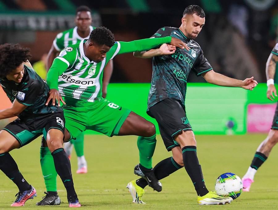 Atlético Nacional recibe al Cali en el Atanasio. FOTO MANUEL SALDARRIAGA