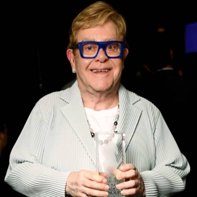 El cantante Elton John cumple 36 años sin consumir drogas y alcohol. FOTO: Tomada de Instagram @eltonjohn