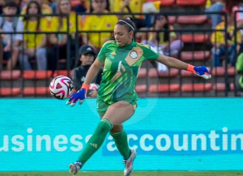 Luisa Agudelo, arquera de la Selección Colombia fue anunciada como nueva jugadora del San Diego Wave FC. FOTO JUAN ANTONIO SÁNCHEZ 