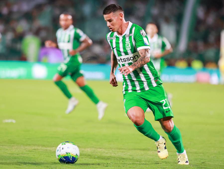 James regresaría este martes con Nacional ante Cúcuta. FOTO MANUEL SALDARRIAGA