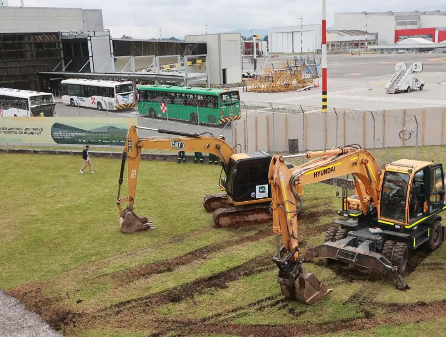 Aspecto del sitio en donde estará ubicada una nueva sala de reclamo de equipaje. FOTO: Manuel Saldarriaga