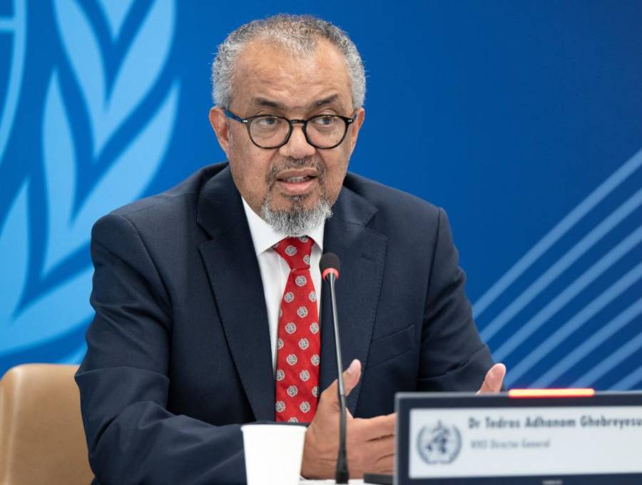 Dr. Tedros Adhanom Ghebreyesus, actual Director General de la Organización Mundial de la Salud (OMS). FOTO AFP