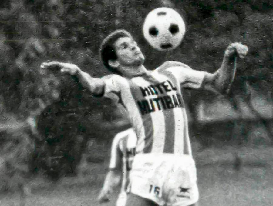 Eduardo Emilio Vilarete fue campeón con Nacional de Zubeldía en 1976 y 1981. Con los verdes festejó 49 goles. FOTO HERVASQUEZ