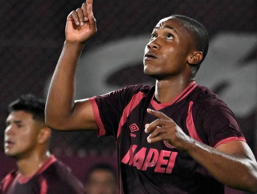 Yoshan Valois, jugador colombianos de Lanús. FOTO: <b>Instagram johanstiven_6</b>