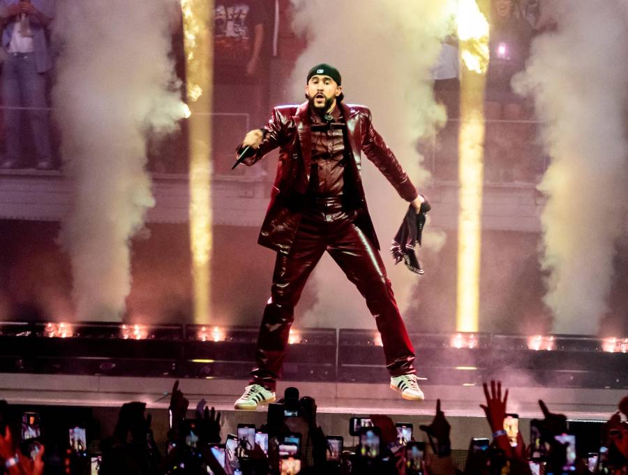 Benito Antonio Martínez Ocasio, conocido con el nombre de Bad Bunny, se presentará el viernes, sábado y domingo en el Atanasio Girardot. Foto Getty.