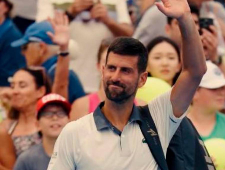 Novak Djokovic cayó eliminado en Cincinnati. FOTO: <b>Captura de vídeo</b>