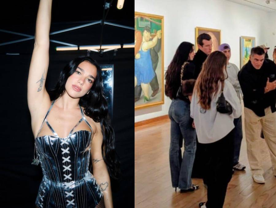 La cantante Dua Lipa se encuentra desde la noche del miércoles en Bogotá, donde ya ha visitado varios sitios turísticos de la capital colombiana. Foto: Instagram y captura de videos