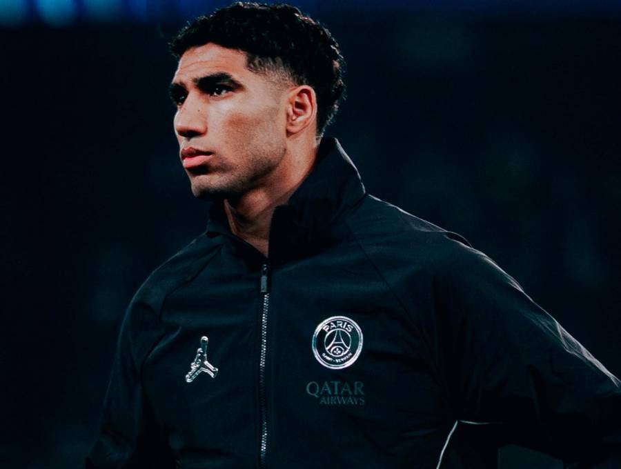 Hakimi, jugador del PSG y la selección de Marruecos. FOTO: <b>X AchrafHakimi</b>
