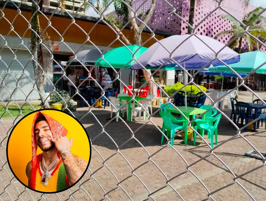 Así lucían al medio día algunos de los puestos de ventas cercanas al Atanasio Girardot. Los cerramientos impedían incluso la entrega de los productos por parte de proveedores. Según Ryan Castro y su equipo, el tema ya se solucionó. Este viernes un nuevo recorrido lo verificará. FOTO Mauricio Palacio y cortesía. 