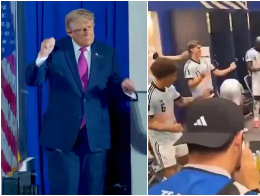 Tras golear 4-1 a Estados Unidos, la selección de Bélgica celebró su pase a cuartos recreando el icónico baile de Donald Trump, desatando una tormenta viral. FOTO: Captura de video de redes sociales 