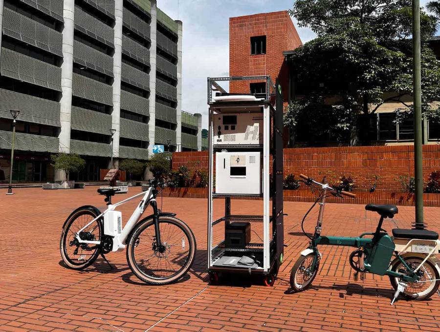 Esta es la estación móvil desarrollada en el marco del proyecto. FOTO: Cortesía UdeA