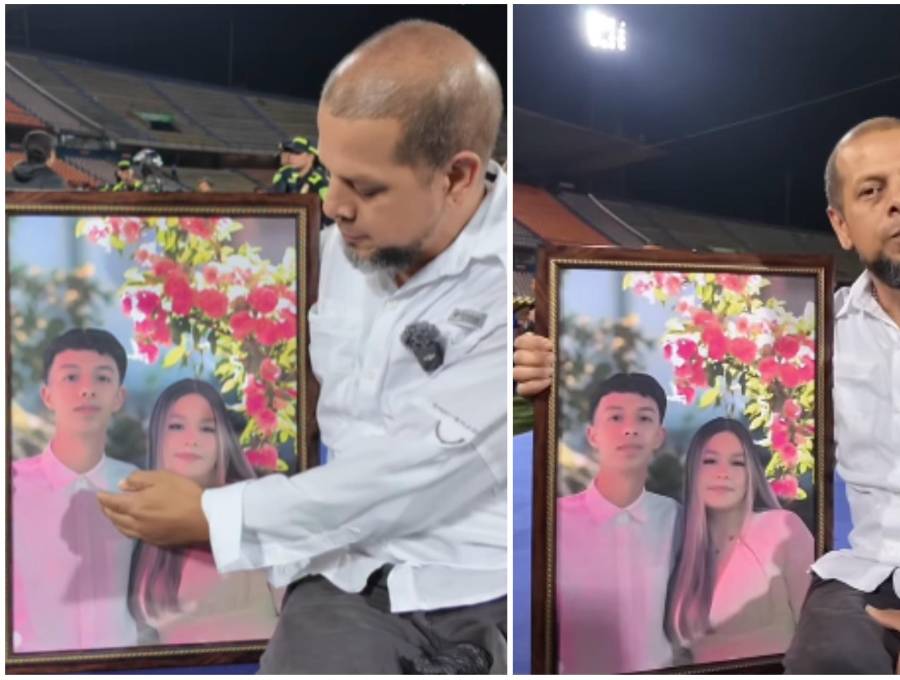 Matías Berrio, hincha de Nacional, y Mariana Galvis, su novia, hincha del DIM, fueron dos de las víctimas del accidente del bus de estudiantes que cobró la vida de 17 personas el pasado domingo en Remedios, Antioquia. FOTO: Captura video de redes sociales Win Sports