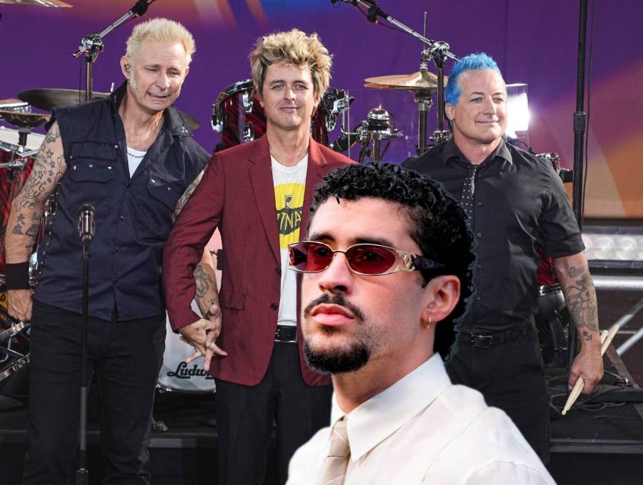 Green Day y Bad Bunny serán los protagonistas en el show de Super Bowl LX. Fotos: Getty Images