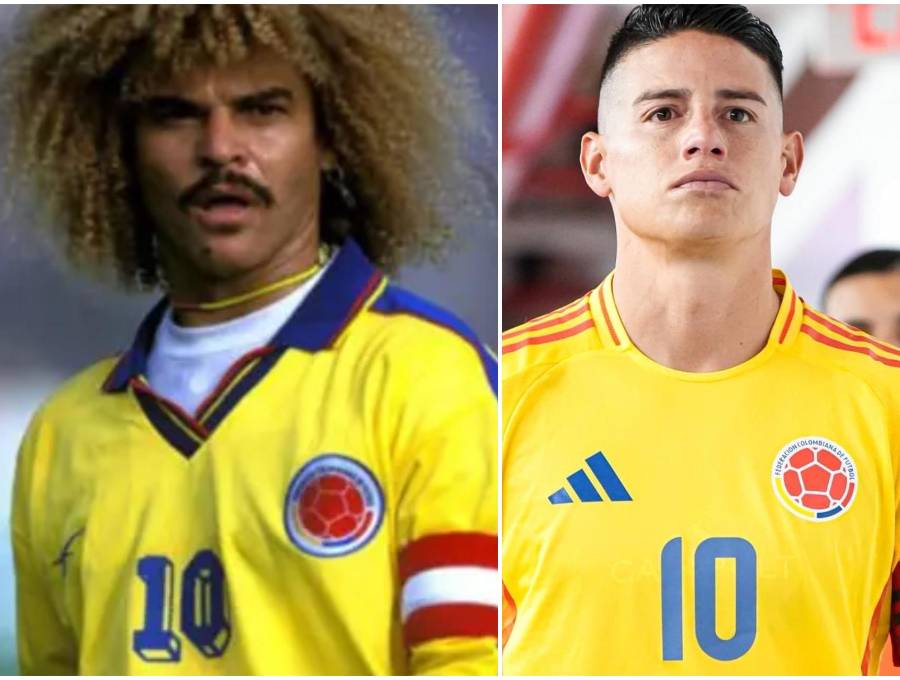 Tras un paso gris por la MLS y entre fuertes cuestionamientos, James Rodríguez se transforma con la camiseta de Colombia. De cara al debut mundialista, el mismísimo Carlos Valderrama aviva la ilusión de un país: “Volvió el crack”. FOTO: Getty y FCF