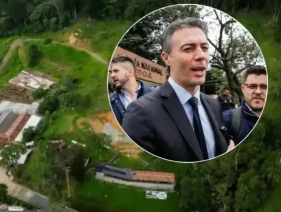 Aguas Vivas, ubicado en El Poblado, tiene una extensión de 142.000 metros cuadrados, de los cuales el 70% es suelo rural con restricciones de reserva forestal. Sebastián Gómez dice que Quintero quería cambiar su destinación. Ahora buscarán que sea un parque. FOTO Manuel Saldarriaga e imagen tomada de redes.
