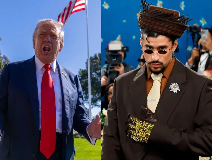 Desde que Trump expresó su malestar por la designación de Bad Bunny para el Super Bowl, grupos conservadores han buscado que el puertorriqueño sea excluido del evento deportivo. Fotos: Getty Images