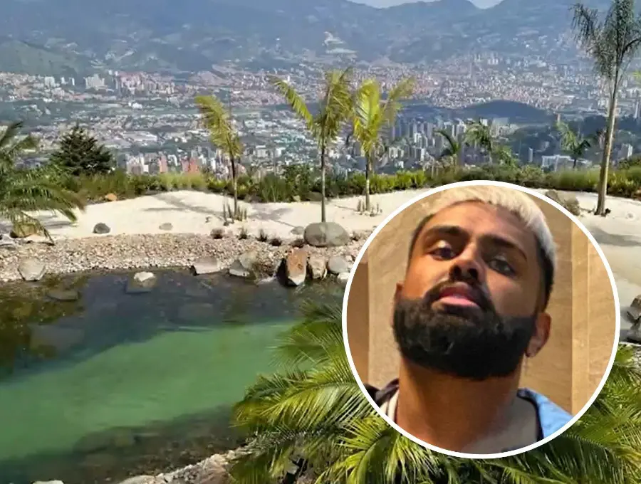 En una mansión en El Poblado vive el influencer estadounidense señalado de fraude electrónico y otros delitos. FOTOS: Fiscalía y redes sociales