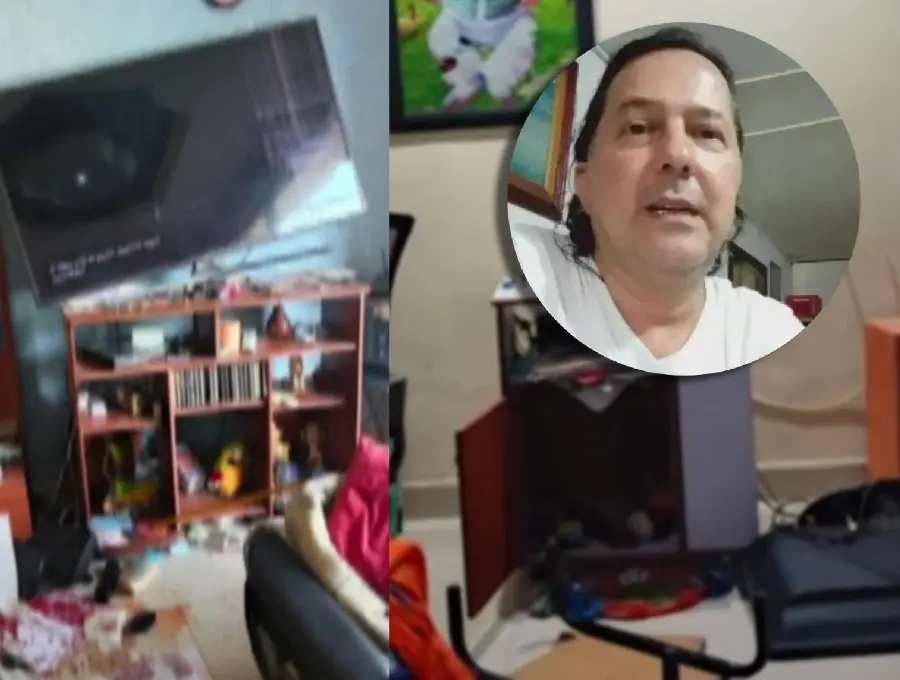 El hombre lucha por su vida tras ser golpeado dentro de su propia casa. FOTO redes sociales