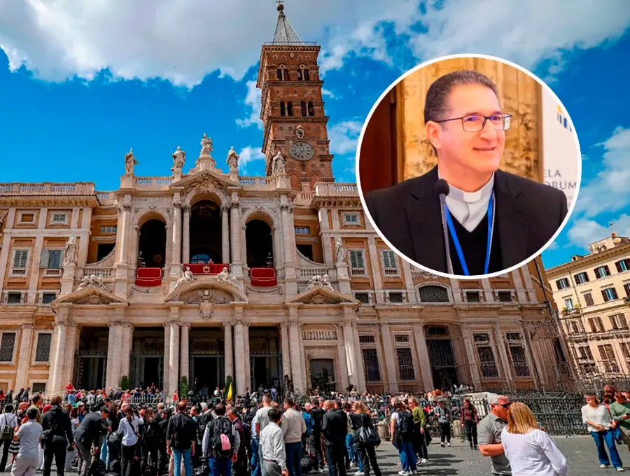 Monseñor Luis Manuel Alí Herrera fue nombrado Obispo Auxiliar de Bogotá por el papa Francisco en 2015. FOTOS: Getty y tomada de Vatican News